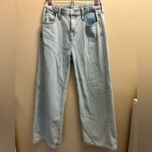 Old Navy Light Wash Wide Leg Jeans